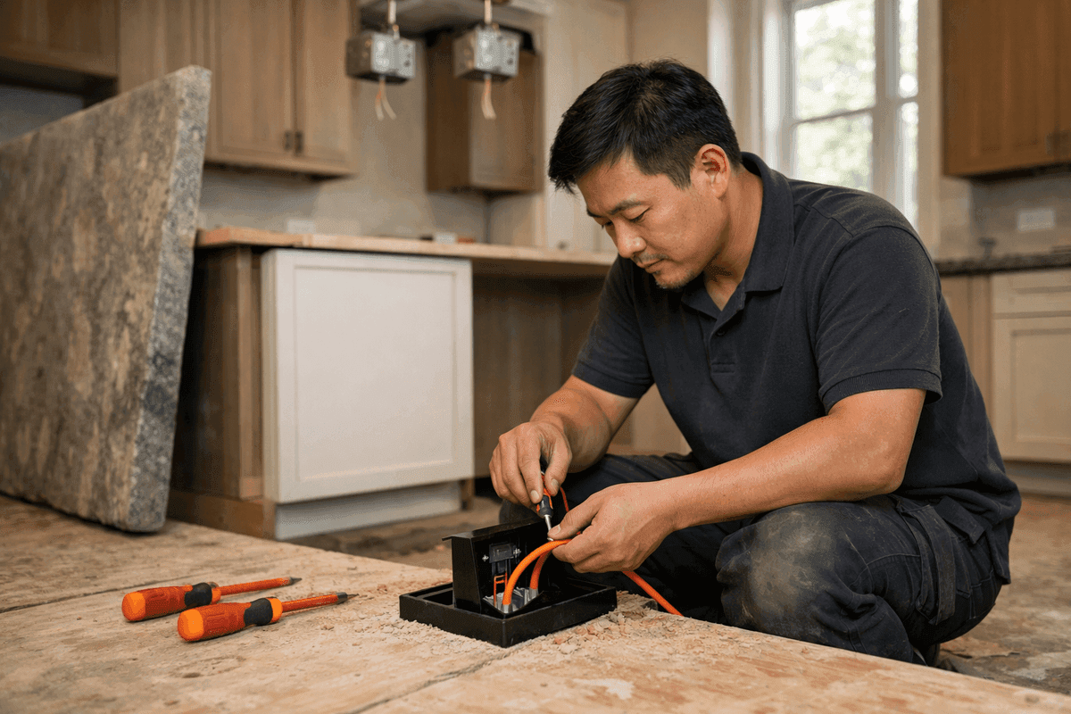 Kitchen Electrical Remodel in Beverly, Chicago — E&P Electric in Chicago